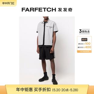 潮流条纹抽绳短裤 3男士 FARFETCH发发奇