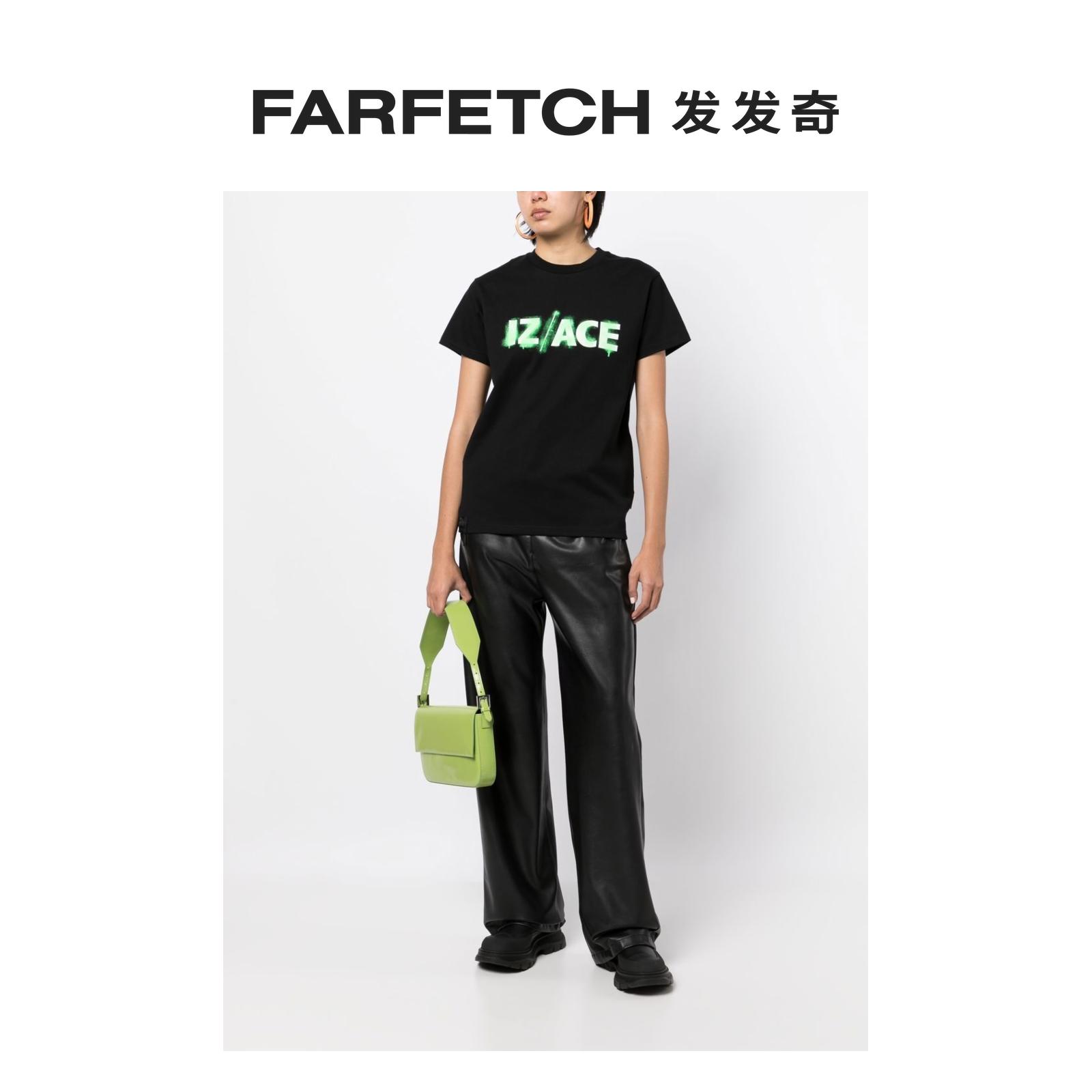 [Final Sale]Izzue女士logo印花短袖T恤FARFETCH发发奇