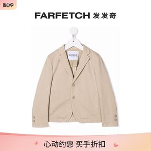 Final Sale Dondup童装 FARFETCH发发奇 梯形翻领单排扣西装 夹克