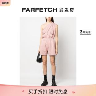 Drkshdw女士棉单肩连体短裤 FARFETCH发发奇