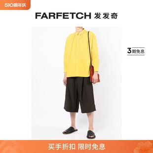 Toogood男士 FARFETCH发发奇 亚麻衬衫 缩褶长袖