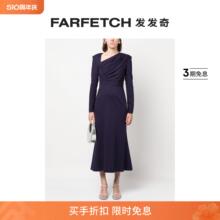 Roland 中长连衣裙FARFETCH发发奇 Mouret女士不对称长袖