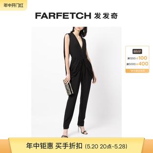 FARFETCH发发奇 连体长裤 Saab女士深V领斗篷式 Elie