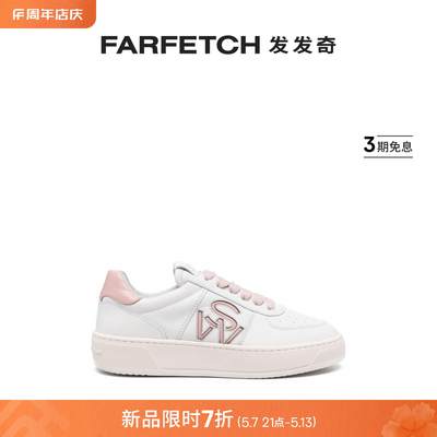 Stuart Weitzman女士SW Courtside 皮质运动鞋FARFETCH发发奇