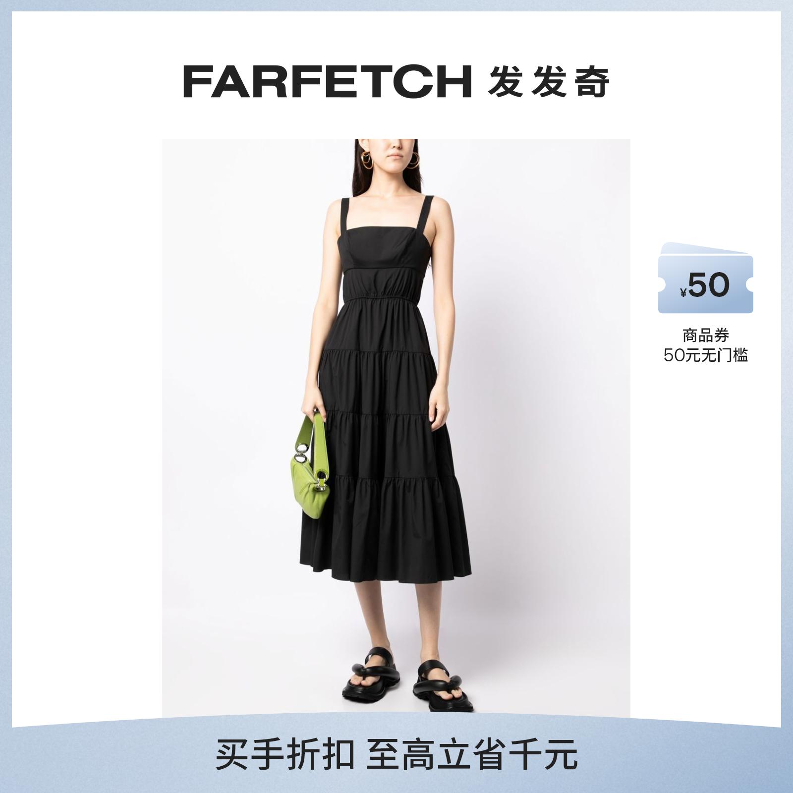 [Final Sale]Jason Wu女士分层式荷叶边中长连衣裙FARFETCH发发奇