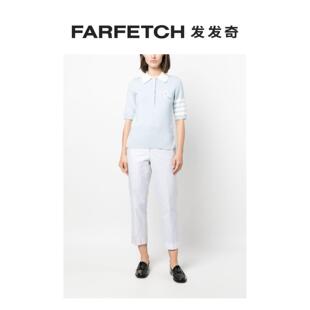 FARFETCH发发奇 贴花四条纹棉polo衫 Browne女士Hector Thom