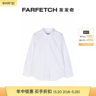 Dondup童装 FARFETCH发发奇 衬衫 logo刺绣长袖