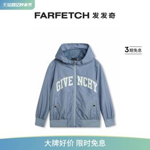 纪梵希童装 GIVENCHY logo印花防风衣FARFETCH发发奇