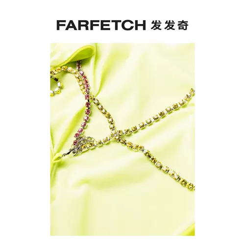 Женский цельный купальник Gcds с кристаллами и полоской FARFETCH