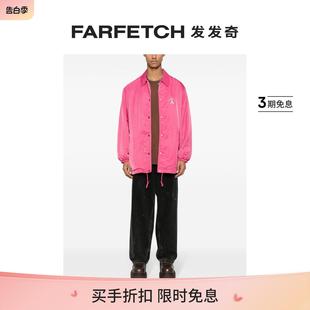 夹克FARFETCH发发奇 式 logo刺绣衬衫 Doublet男士