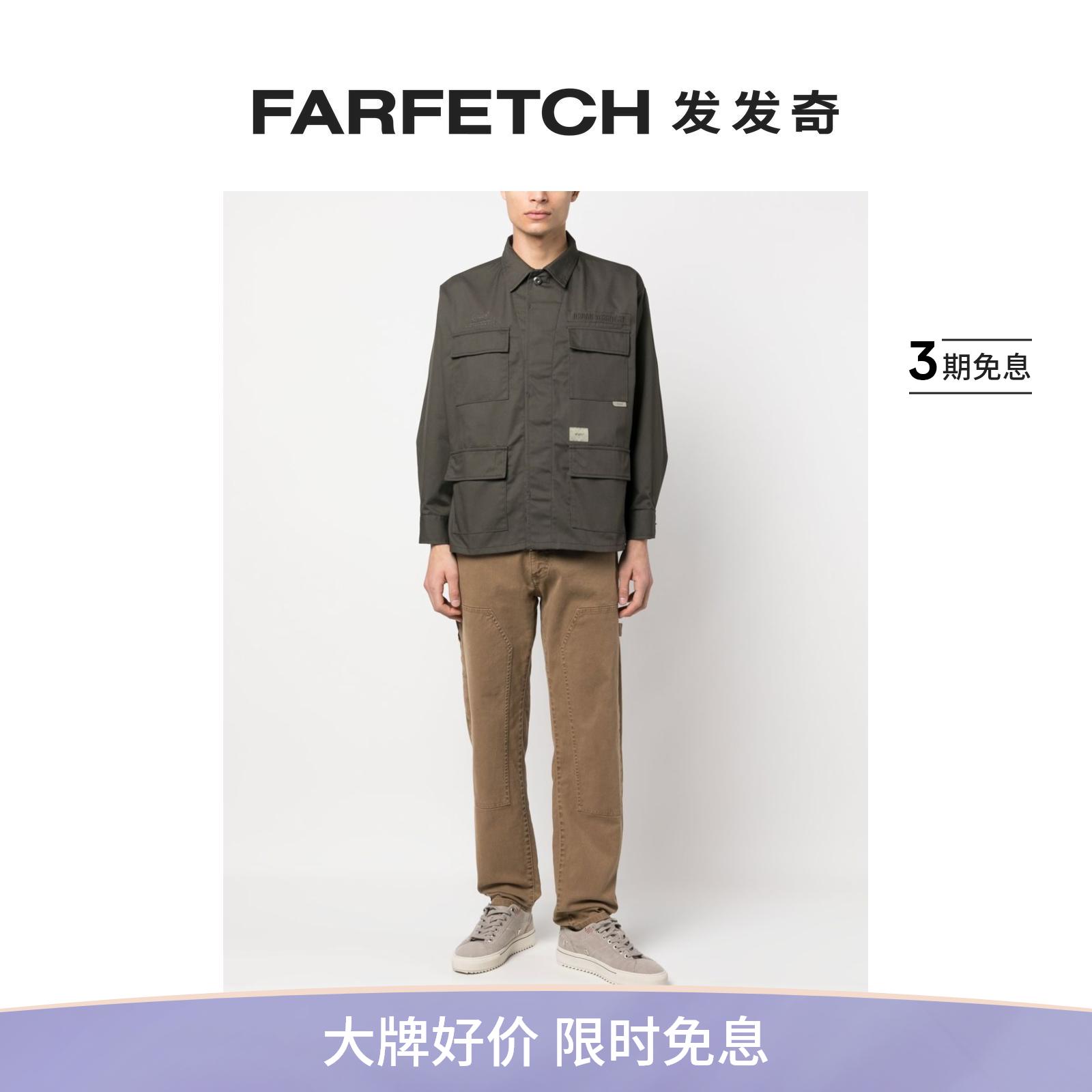 WTAPS男士盖袋衬衫式夹克FARFETCH发发奇