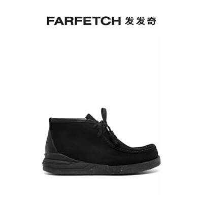 Visvim男士Beuys Trekker-Folk 绒面皮靴FARFETCH发发奇