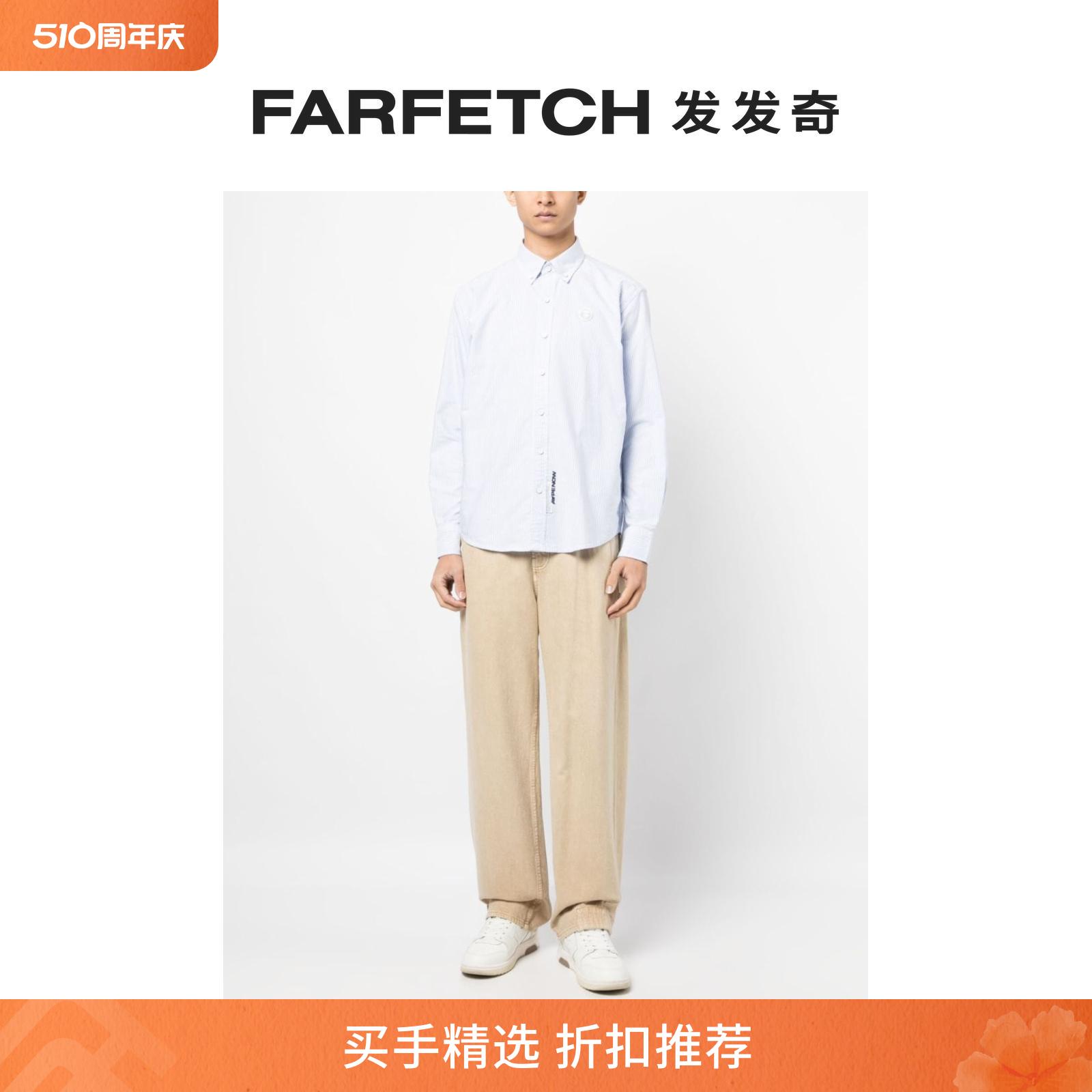 Aape男士长袖纽扣开合衬衫FARFETCH发发奇