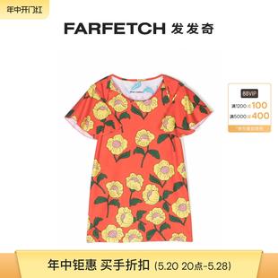 T恤FARFETCH发发奇 花卉印花短袖 Rodini童装 Mini