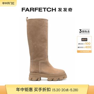 绒面皮中筒靴FARFETCH发发奇 Gia Couture女士Perni