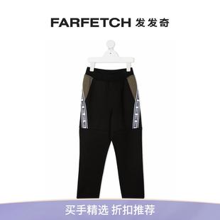 Boss童装 logo织带运动裤 Hugo BOSS FARFETCH发发奇