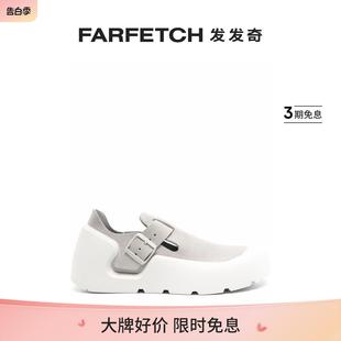 FARFETCH发发奇 绒面皮木屐凉鞋 Reykjavik Birkenstock男士