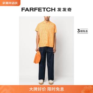 KENZO男士 阔腿牛仔裤 FARFETCH发发奇