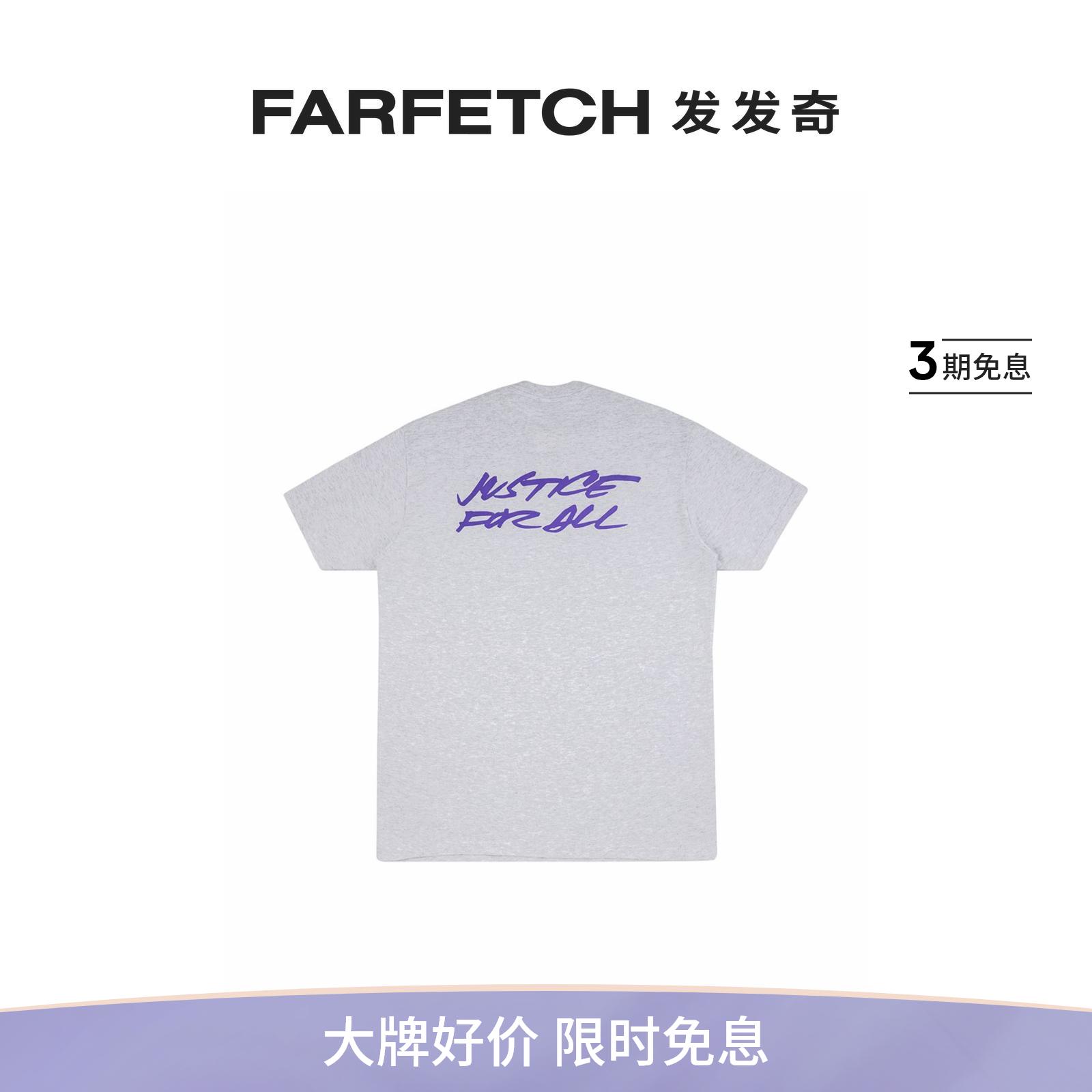 Supreme男士Futura logo T恤FARFETCH发发奇