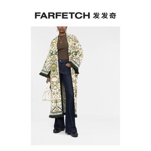 Etro女士花卉印花裹身式 外套FARFETCH发发奇