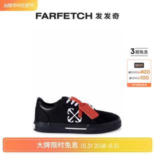 FARFETCH发发奇 White女士New 帆布运动鞋 Vulcanized Low Off