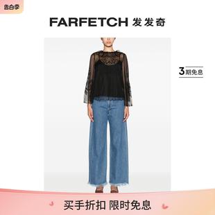 蕾丝罩衫 Twin 分层式 Set女士长袖 FARFETCH发发奇