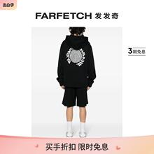 Oamc男士图案印花棉连帽衫FARFETCH发发奇