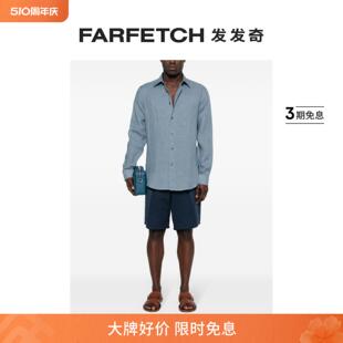 Paul FARFETCH发发奇 青年布亚麻衬衫 Smith男士