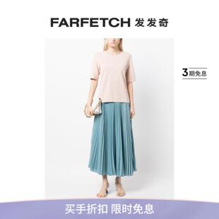 Paule Ka女士对比缝线针织上衣FARFETCH发发奇