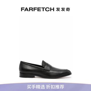 Coach蔻驰男士 logo压纹皮质乐福鞋 FARFETCH发发奇 Declan