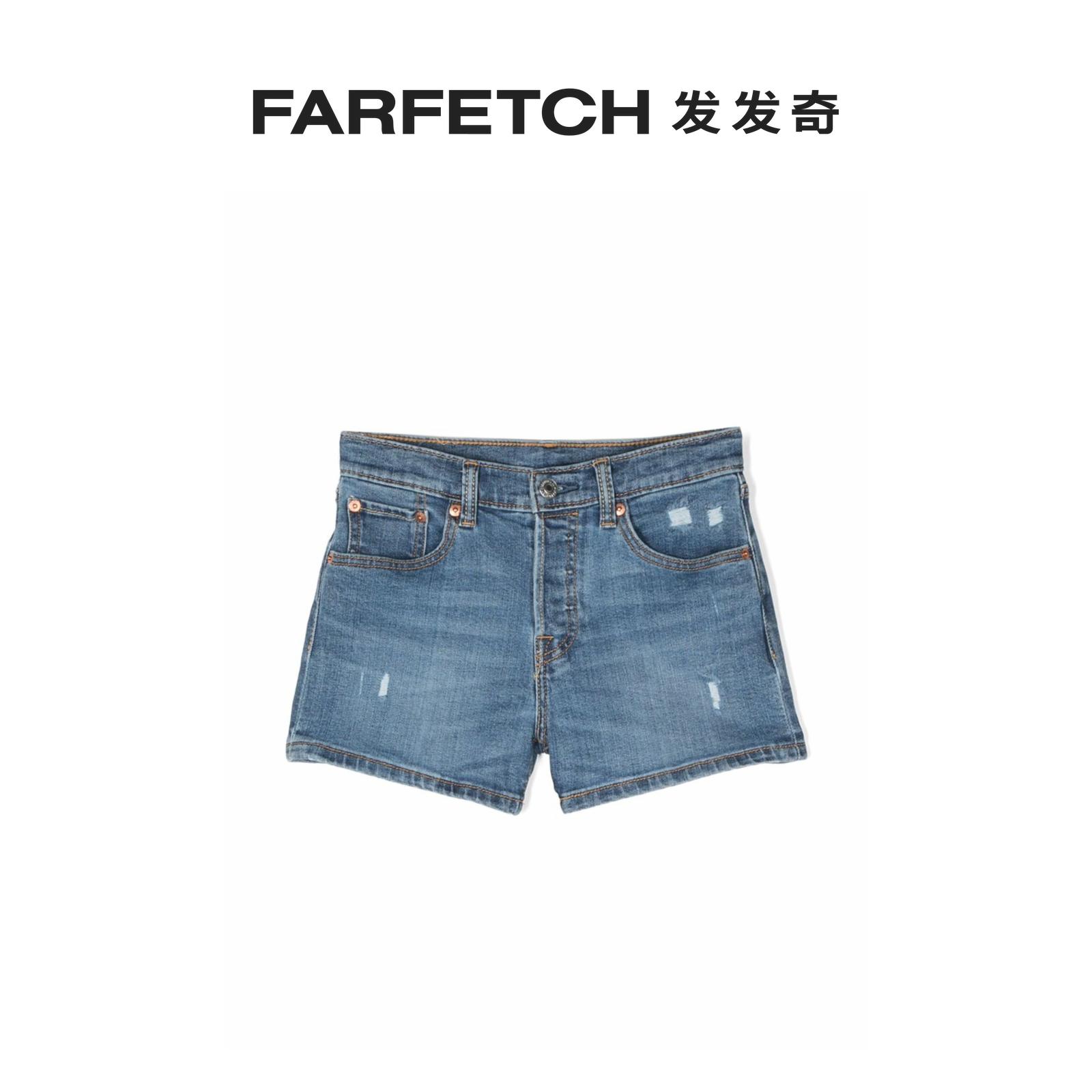 Levi'S李维斯童装五口袋设计牛仔短裤FARFETCH发发奇