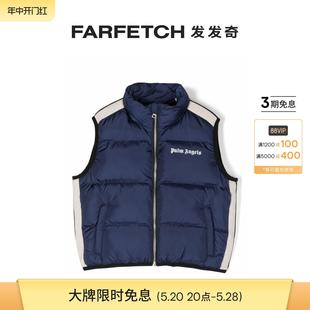 logo印花填充马甲FARFETCH发发奇 Palm Angels童装