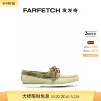 Timberland添柏岚男士logo凹面压花帆船鞋FARFETCH发发奇