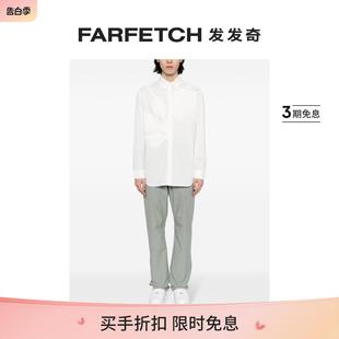 拉链细节长袖 POST FACTION男士 FARFETCH发发奇 ARCHIVE 衬衫