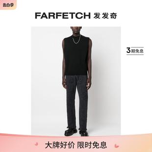 9Sm男士 仿旧效果直筒牛仔裤 Alyx 1017 FARFETCH发发奇