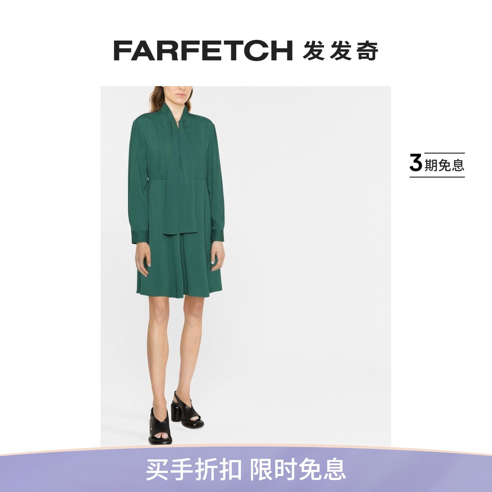 Ports 1961女士系带领缎面连衣裙FARFETCH发发奇-封面