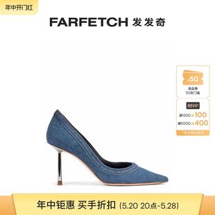 FARFETCH发发奇 牛仔高跟鞋 Silla女士Bella