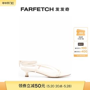 FARFETCH发发奇 Aeyde女士Paige 皮质低跟凉鞋