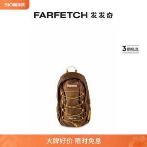 Supreme男女通用盒形logo双肩包FARFETCH发发奇