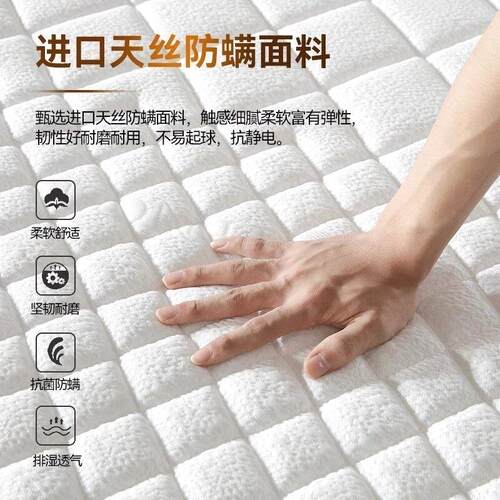 海马锐景10cm厚薄款床垫席梦思独立弹簧静音床垫12公分乳胶椰棕垫