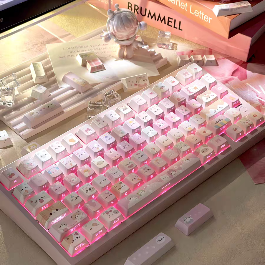 喵喵小队侧刻键帽键帽wy