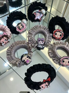 韩版可爱小肠圈高弹力不伤发甜美小女孩渔女二次元学生少女头绳