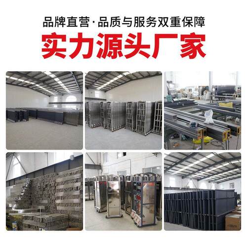 智能铝合金伸缩门电动大门宽脚门学校工厂大门自动折叠大门工地门