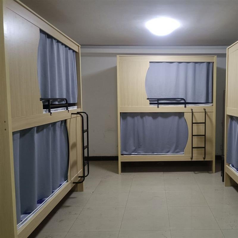 青旅下铺双层床寝室床上员工高低公寓床学生宿舍普通一体