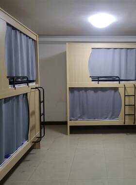 青旅下铺双层床寝室床上员工高低公寓床学生宿舍普通一体