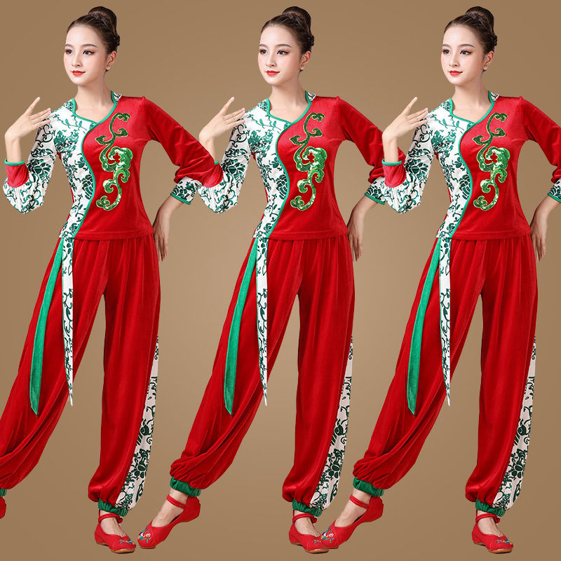 广场舞服装套装秋冬新款
