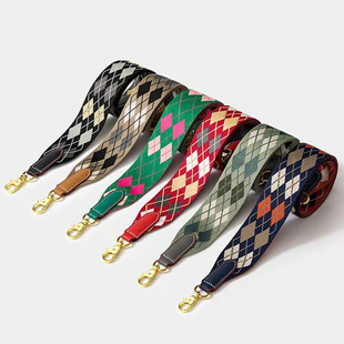 适用于爱马仕kelly编织宽肩带evelyne伊芙琳包单肩斜跨宽替换包带