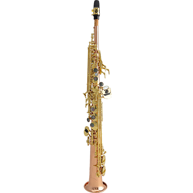 正品Bastet百斯特磷铜高音萨克斯风BSS-656型一体管降b调直管乐器