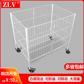 摆摊折叠小推车移动可伸缩展示台货架篮子带轮