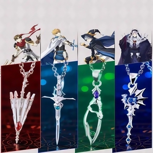 动漫周边全职高手叶修王杰希黄少天喻文州银武系列项链同款银饰品